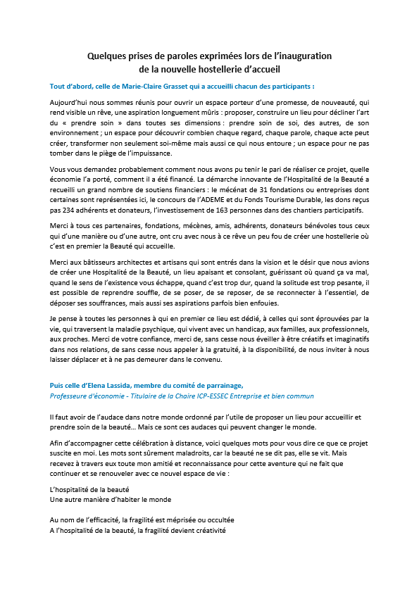 Extraits Prises De Parole Pour Site Internet